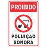 Proibido poluição sonora 